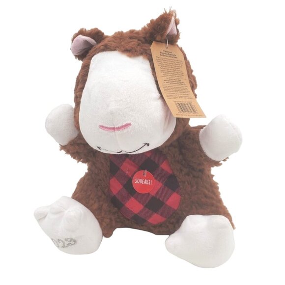 NWT FS 2023 PetSmart Hope The Hamster Holiday Plush Stuffed Dog Toy 10” - Picture 3 of 6